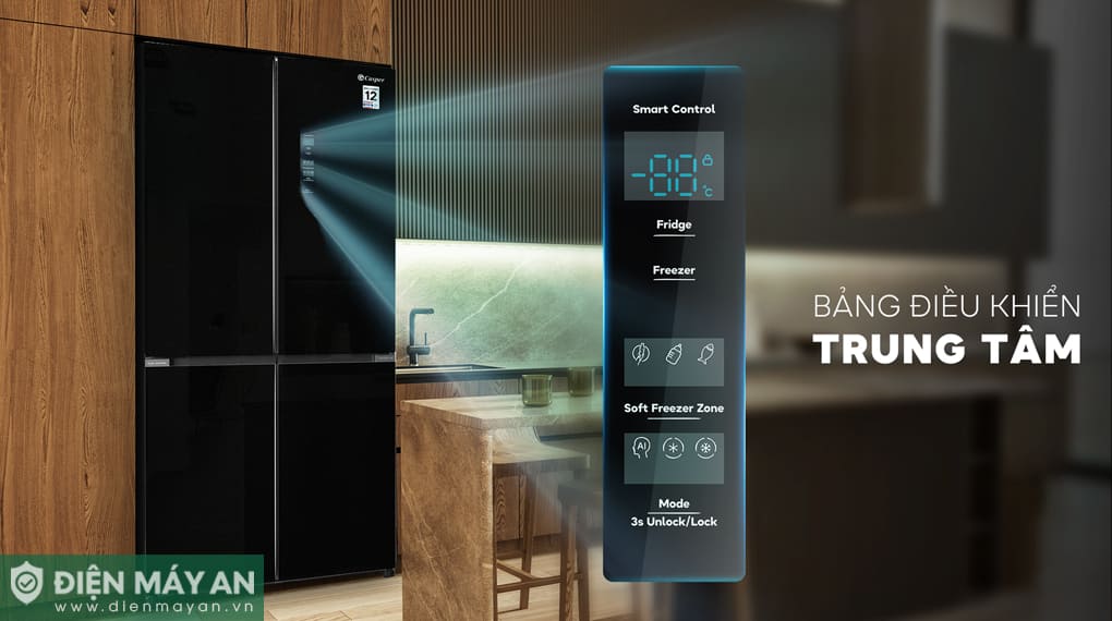 Tủ lạnh Casper Inverter ProFresh 540 lít Multi Door RM-D540SBS